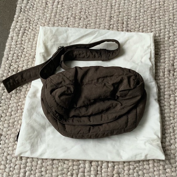 Lemaire Handbags - LEMAIRE BROWN SOFT FLIGHT BAG